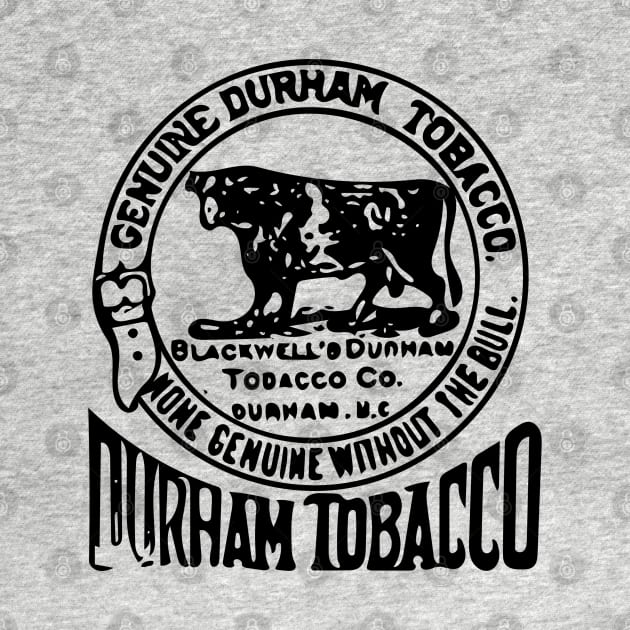 Vintage Bull Durham Tobacco Retro Advertisement by Contentarama